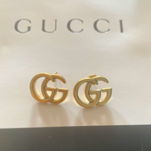 Gucci GG STUD EARRINGS Gold - Picture 2 of 4
